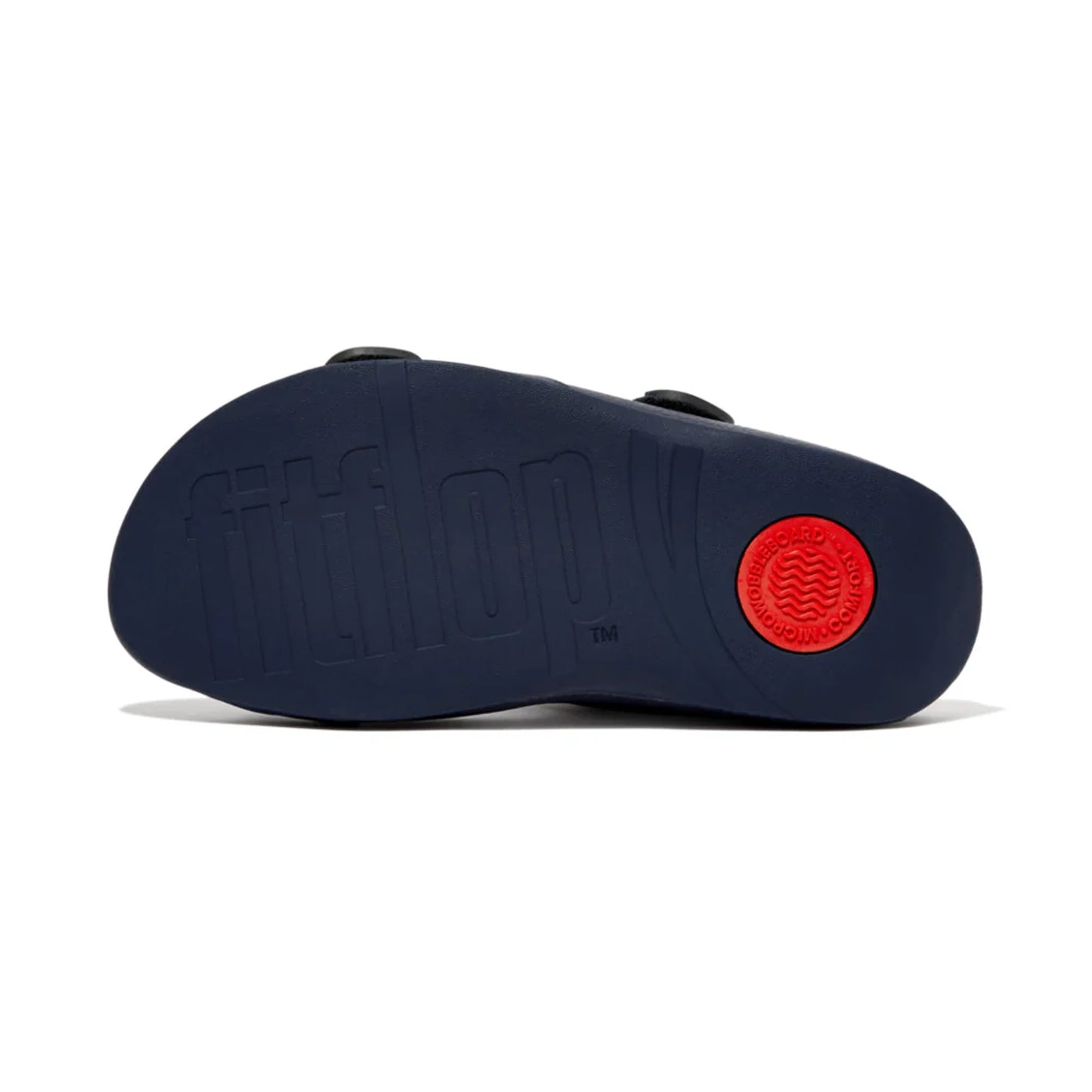 FITFLOP MENS GOGH MOC SLIDES - NAVY - Sole Therapy