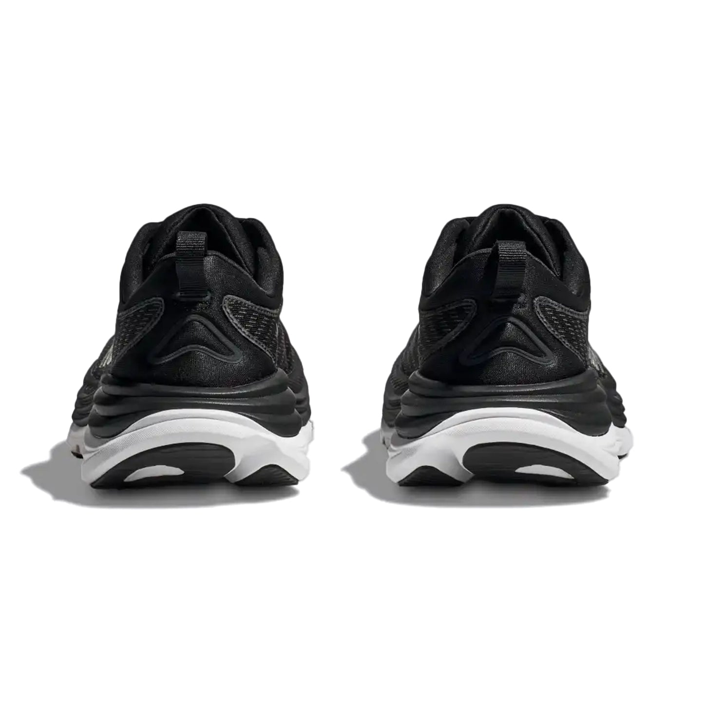 HOKA MENS RUNNING SHOES GAVIOTA 5 BLACK/WHITE - Sole Therapy
