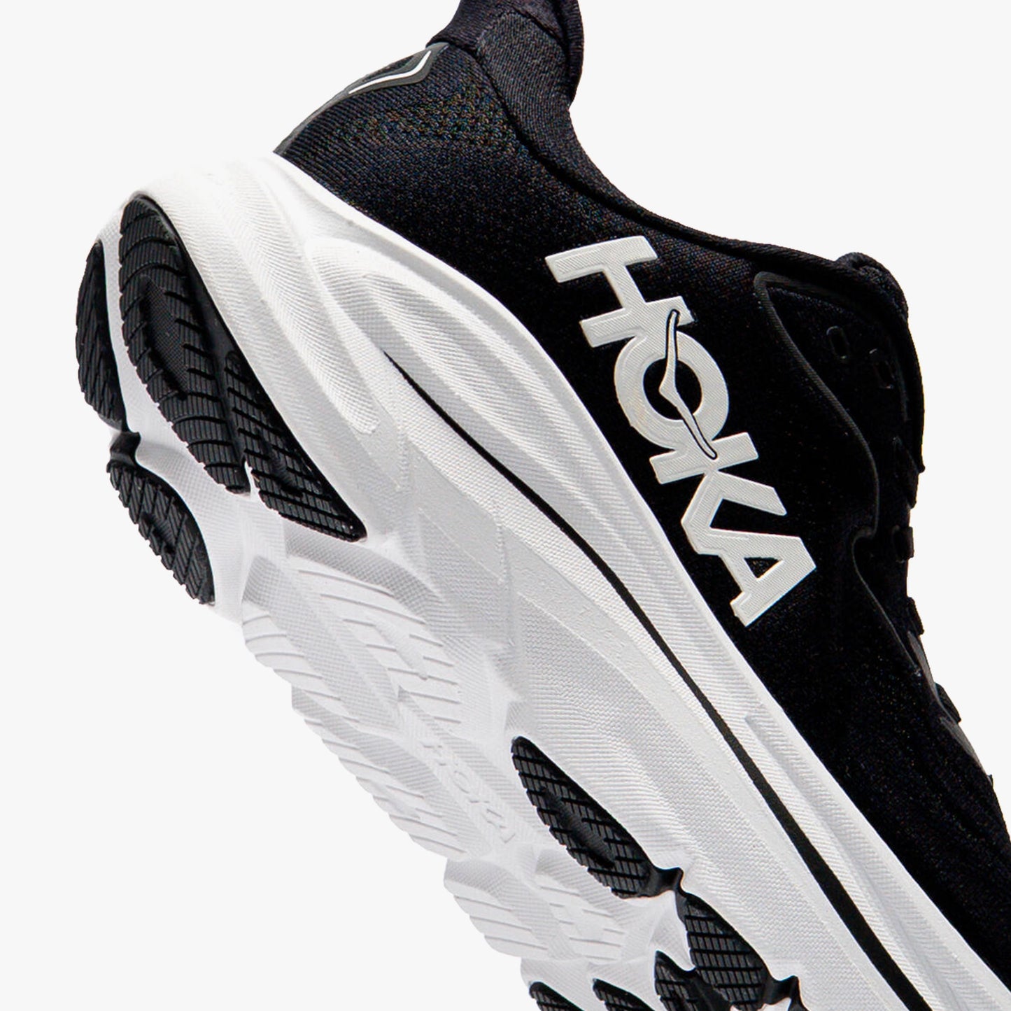 HOKA WOMENS CLIFTON 10 ROAD RUNNINGBLACK / WHITE - Sole Therapy