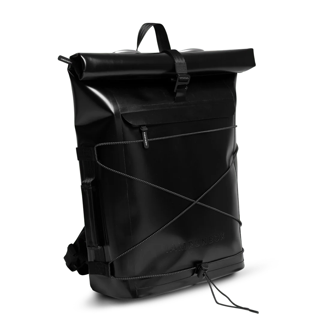I AM RUNBOX PANNIER ROLLTOP - BLACK - Sole Therapy