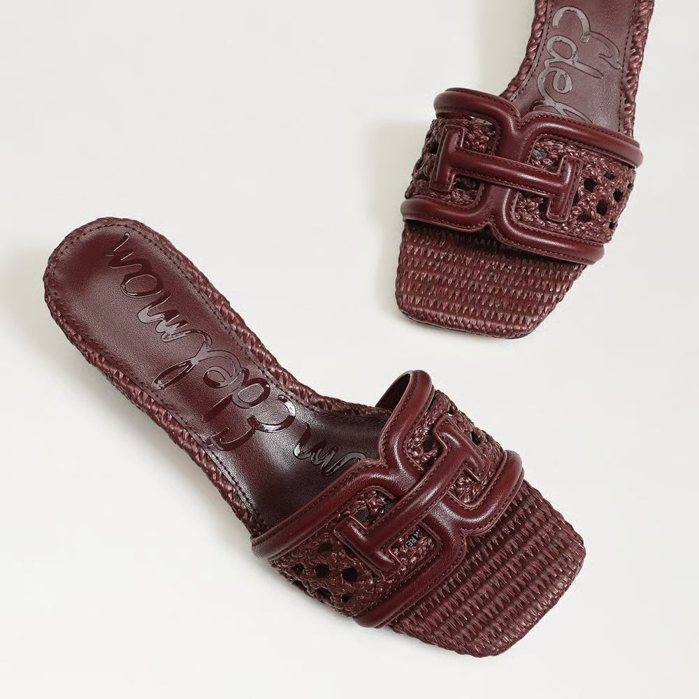 SAM EDELMEN WAYLON WEAVE MAROON
