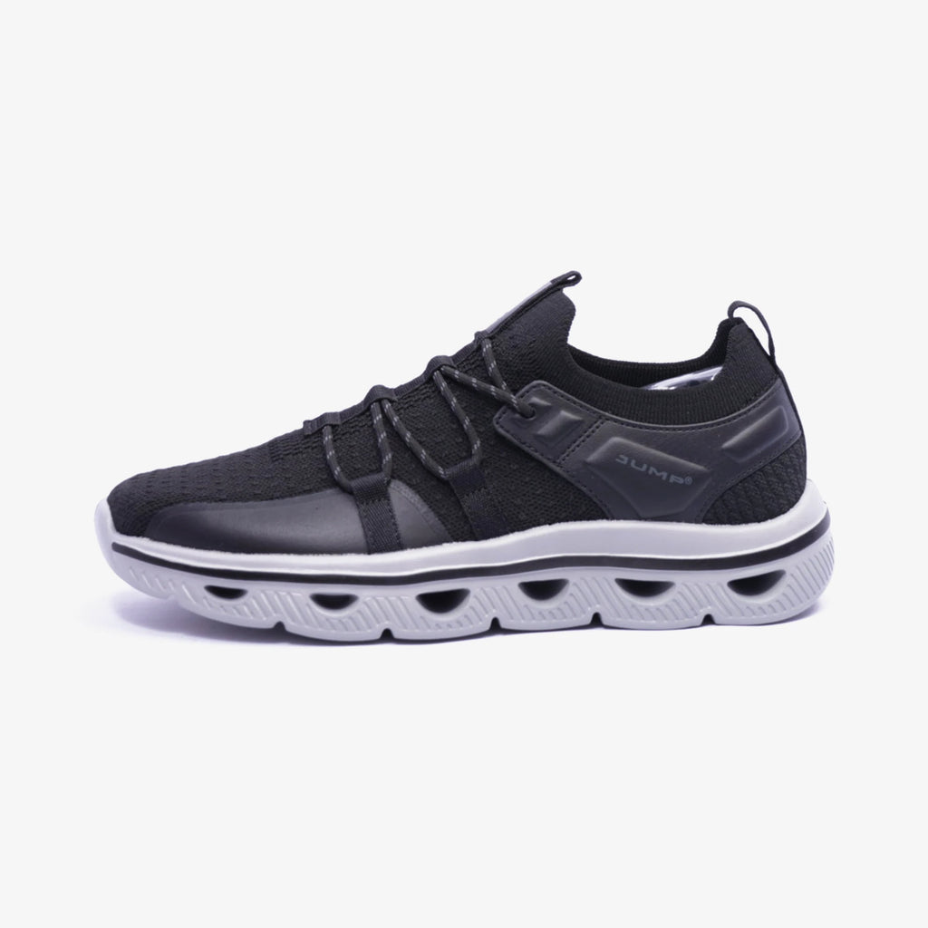 JUMP Breathable Mesh Sneaker Womens Black - Grey - Sole Therapy