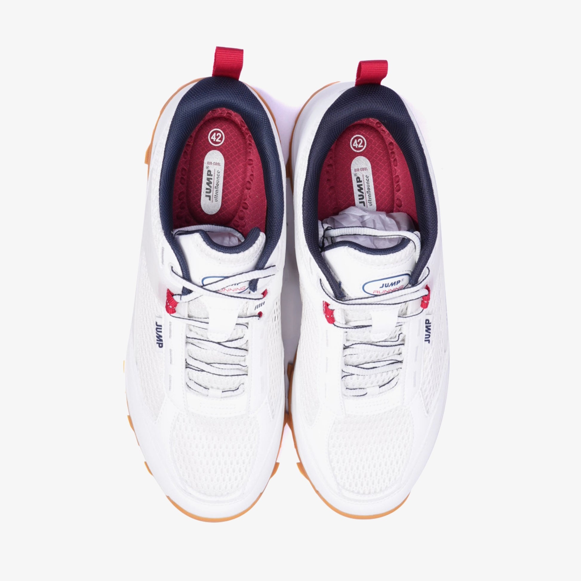 JUMP Uno Men's Leather Sneakers White - Sole Therapy