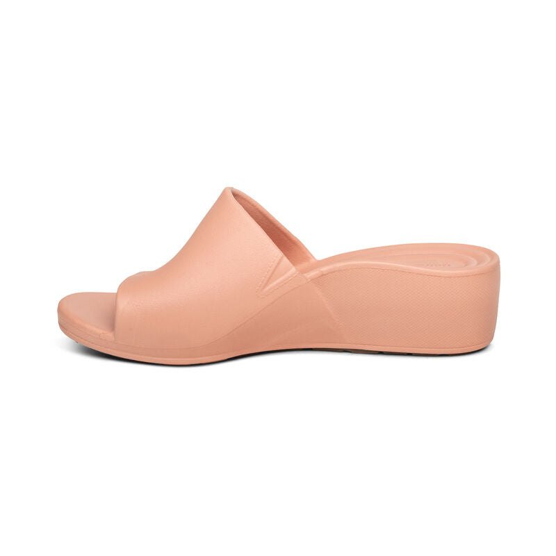 Jamie Orthotic Wedge Sandals Blush - Sole Therapy
