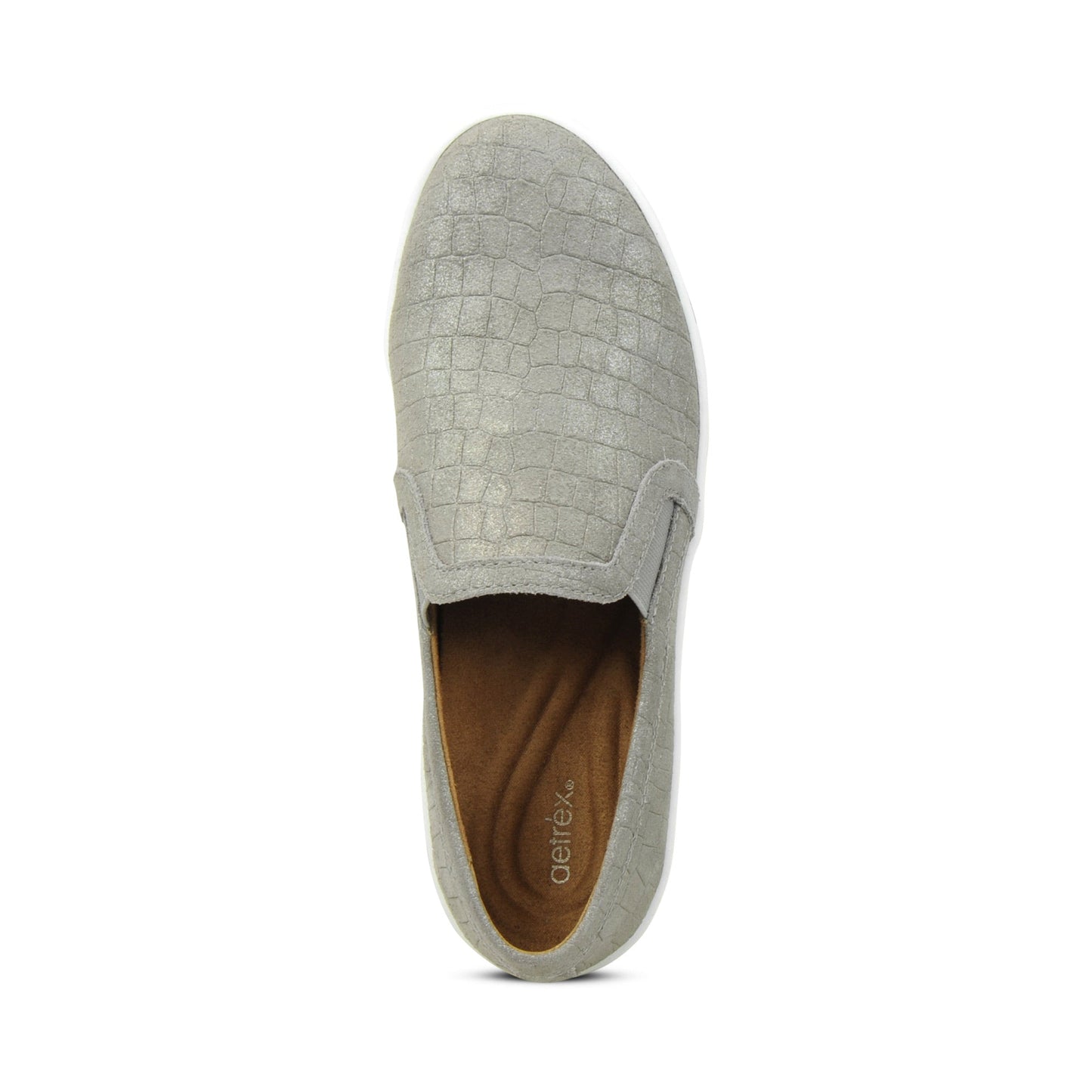 Kenzie Slip-On Comfort Sneakers taupe Croc - Sole Therapy