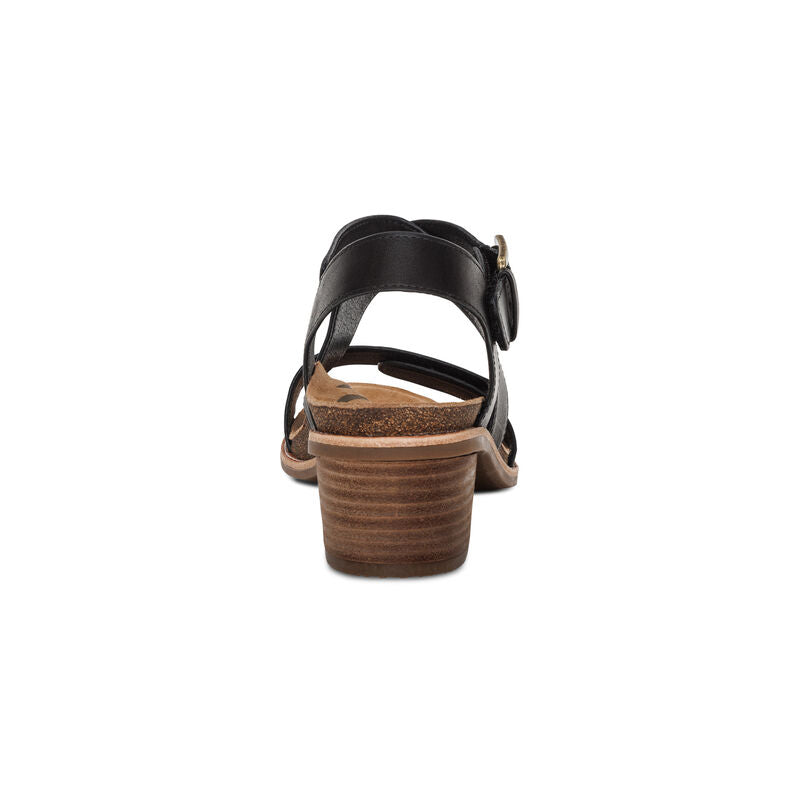 Kristin Arch Support Block Heel Black - Sole Therapy