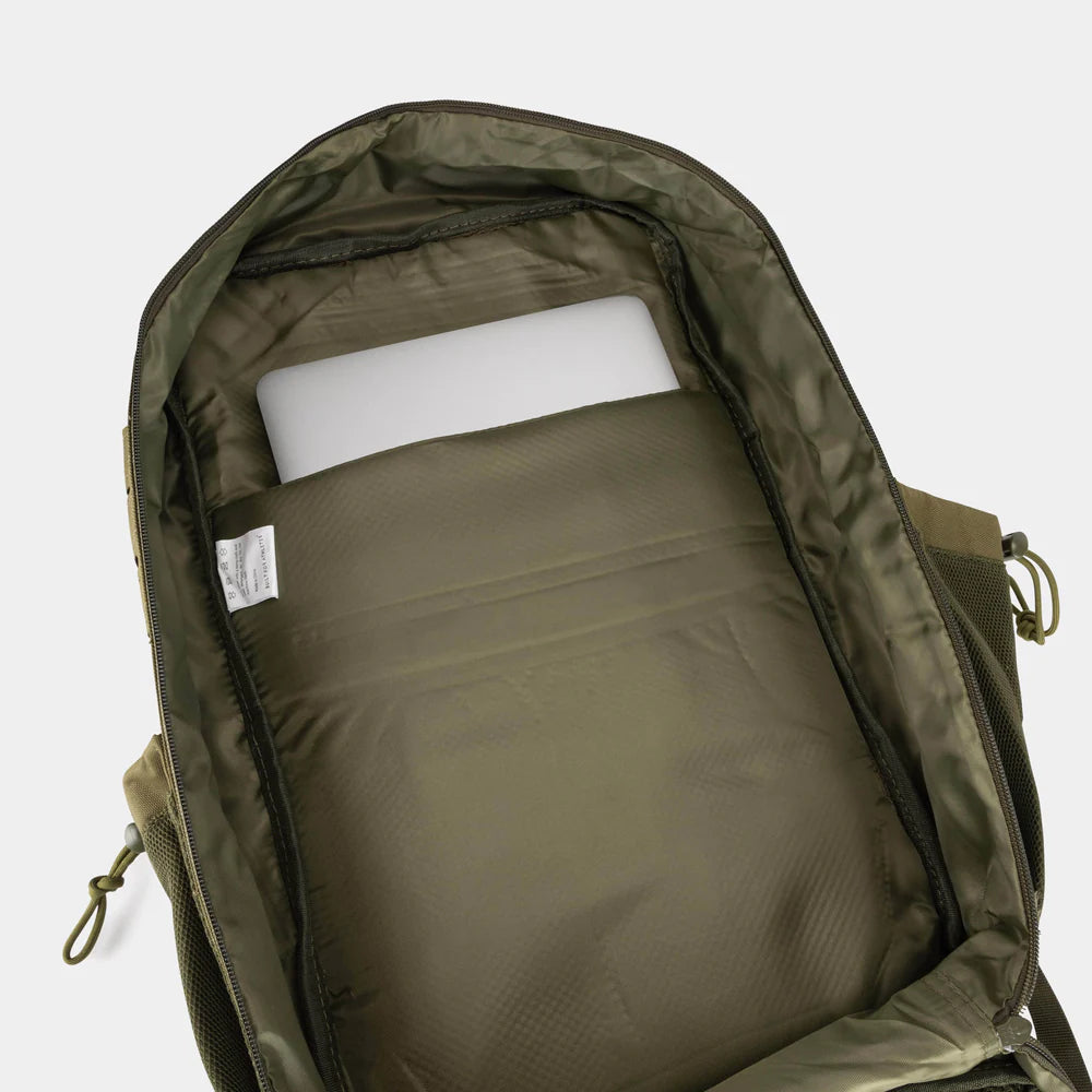 LARGE GYM BACKPACK BUILT FOR ATHLETES ARMY GREEN - Sole Therapy