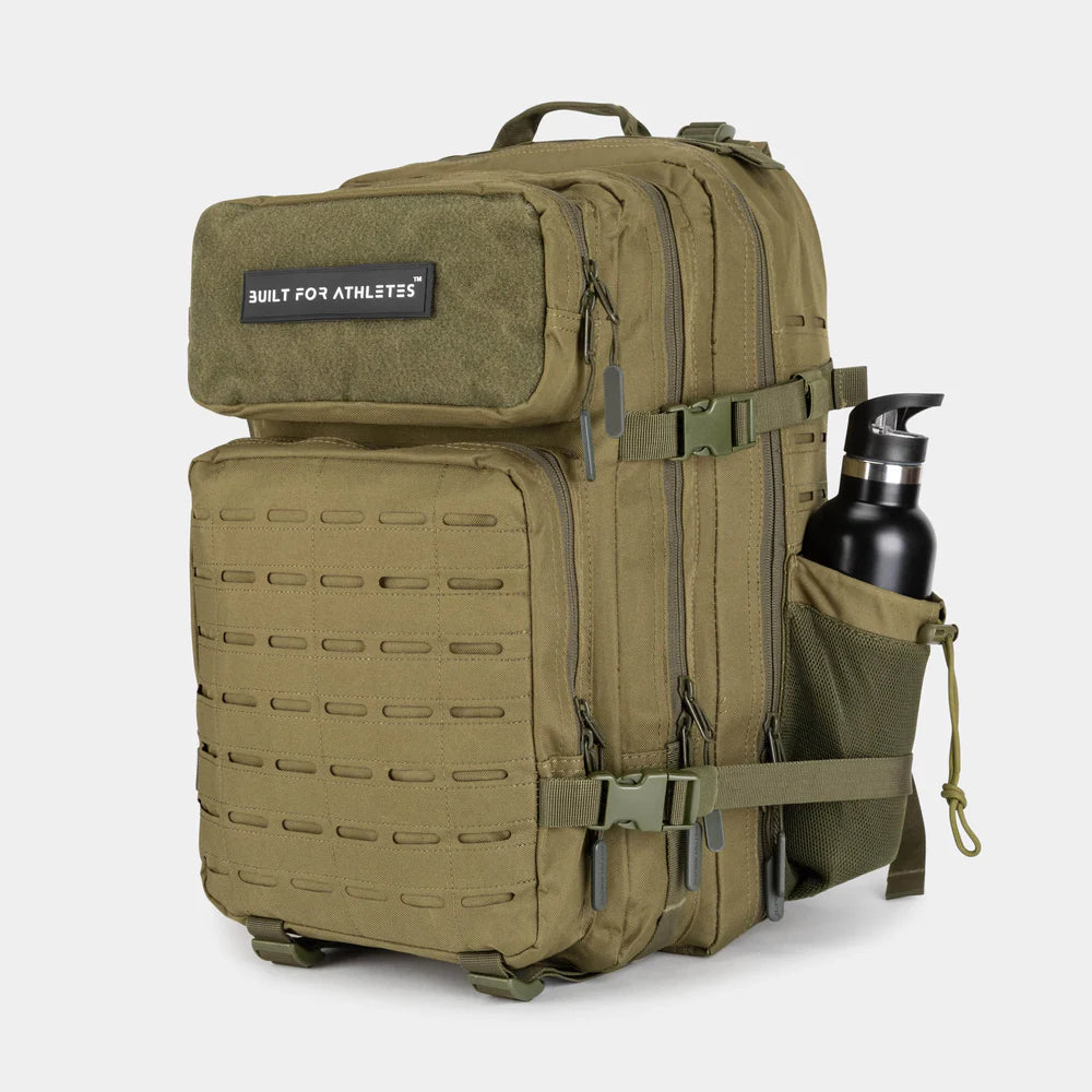 LARGE GYM BACKPACK BUILT FOR ATHLETES ARMY GREEN - Sole Therapy