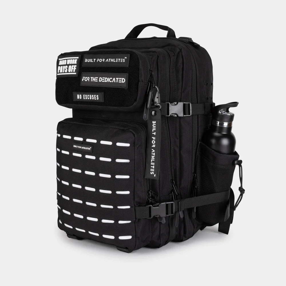 LARGE GYM BACKPACK BUILT FOR ATHLETES MONO CHROME - Sole Therapy