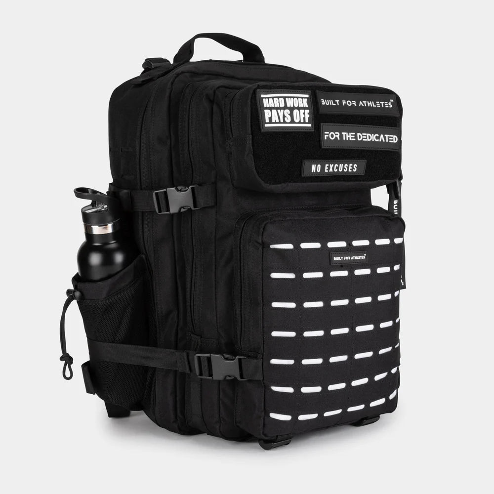 LARGE GYM BACKPACK BUILT FOR ATHLETES MONO CHROME - Sole Therapy