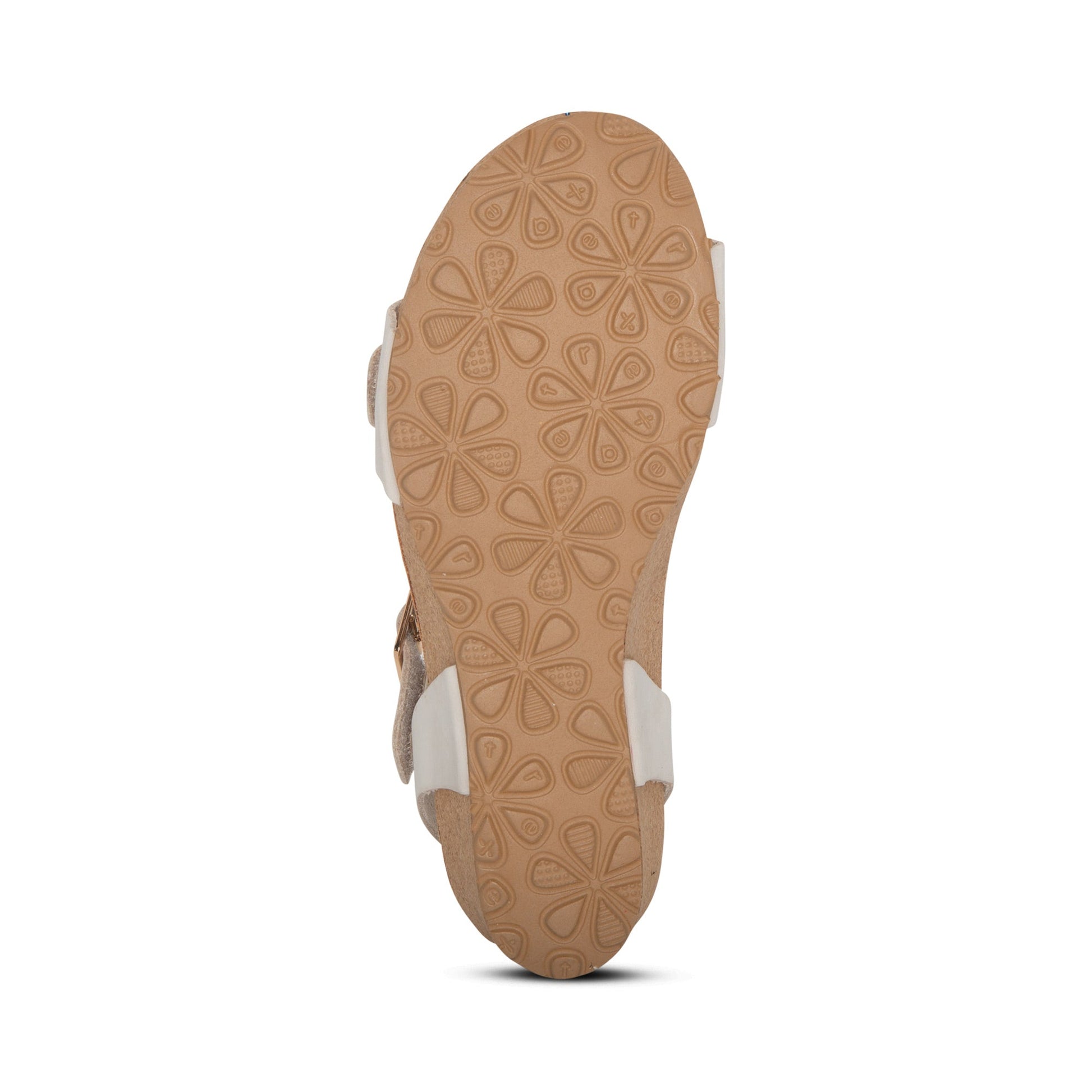 Lexa Quarter Strap Wedge Sandals Ivory - Sole Therapy