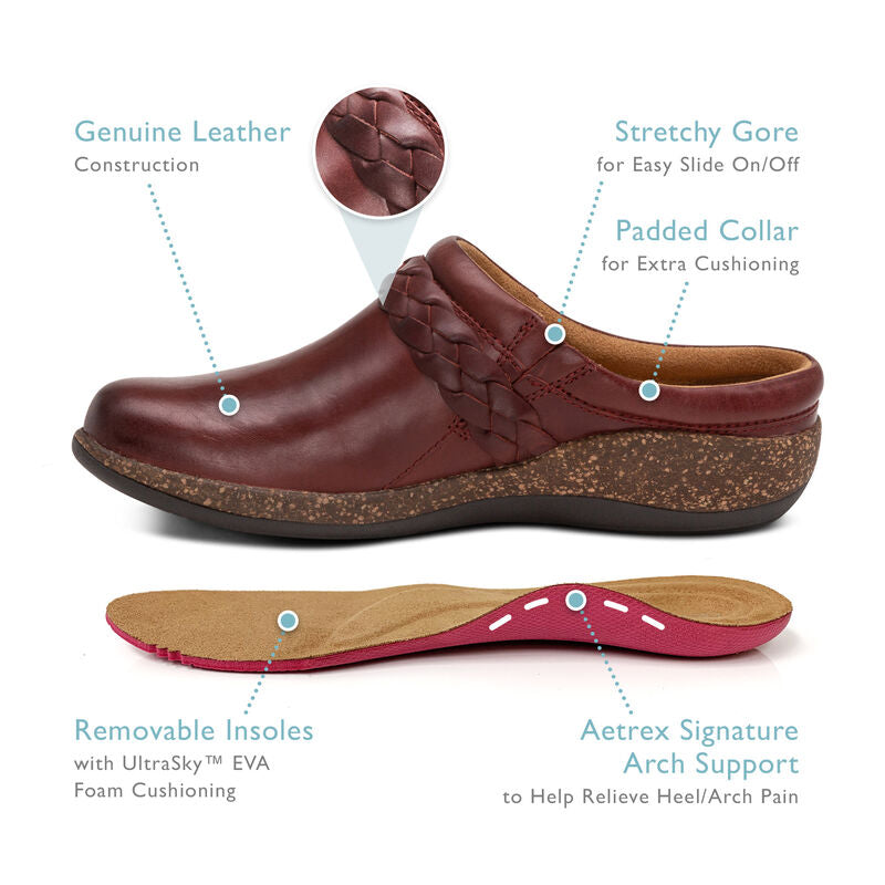 Libby Comfort Clogs Brown - Sole Therapy