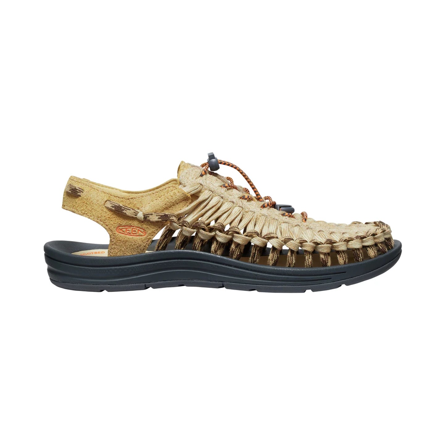 MENS UNEEK FLAT SANDALS WHEAT/REED YELLOW - Sole Therapy