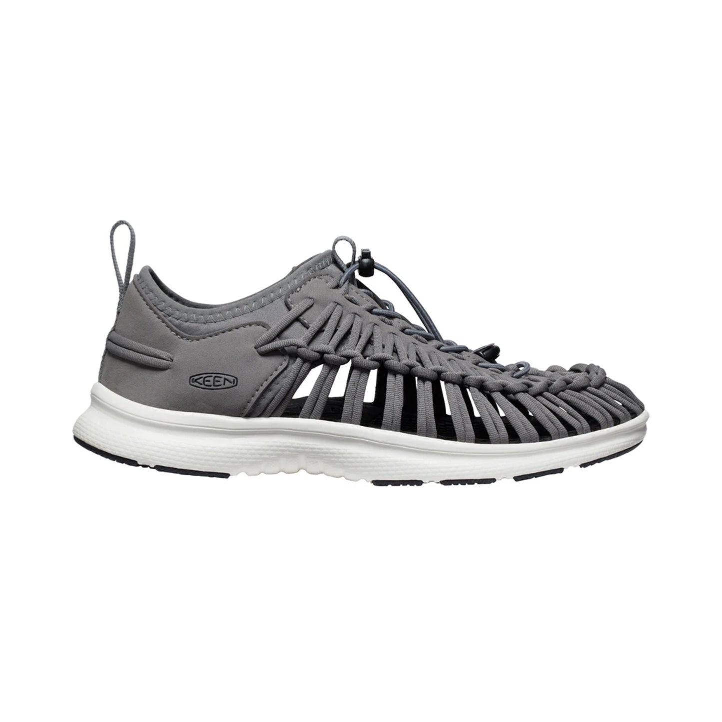 MENS UNEEK O3 FLAT SANDALS GREY/STAR WHITE - Sole Therapy