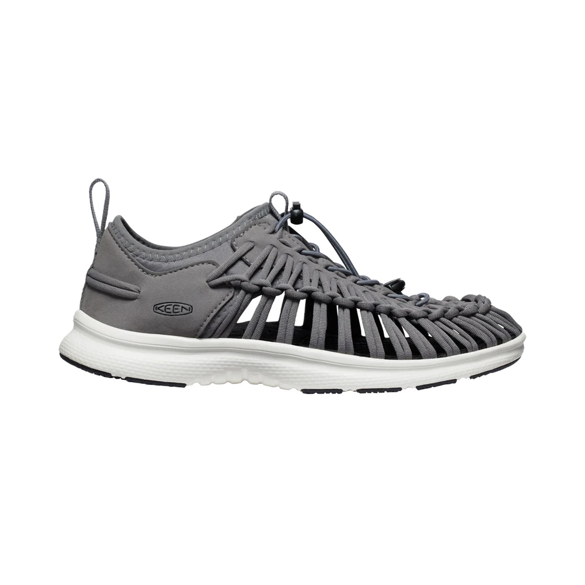 MENS UNEEK O3 FLAT SANDALS GREY/STAR WHITE - Sole Therapy