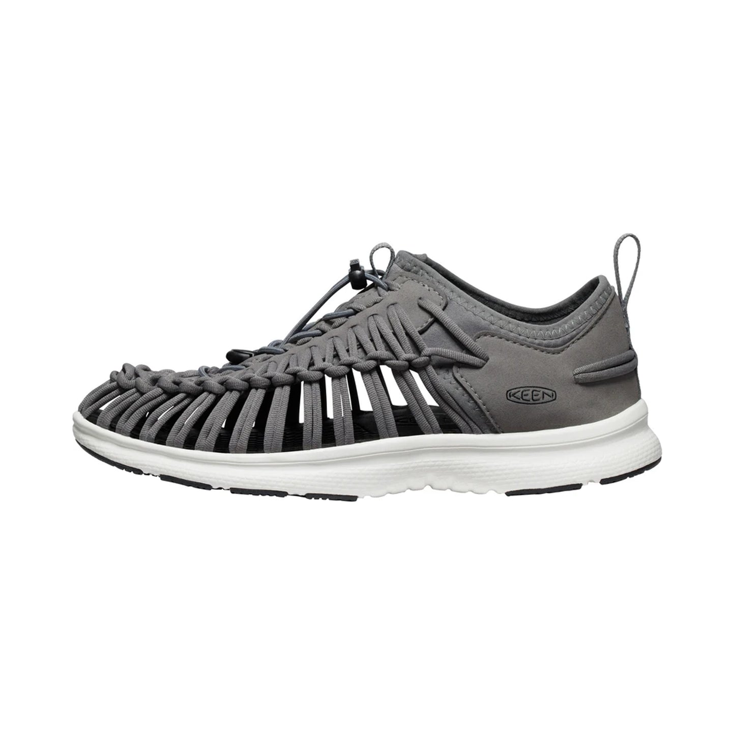 MENS UNEEK O3 FLAT SANDALS GREY/STAR WHITE - Sole Therapy