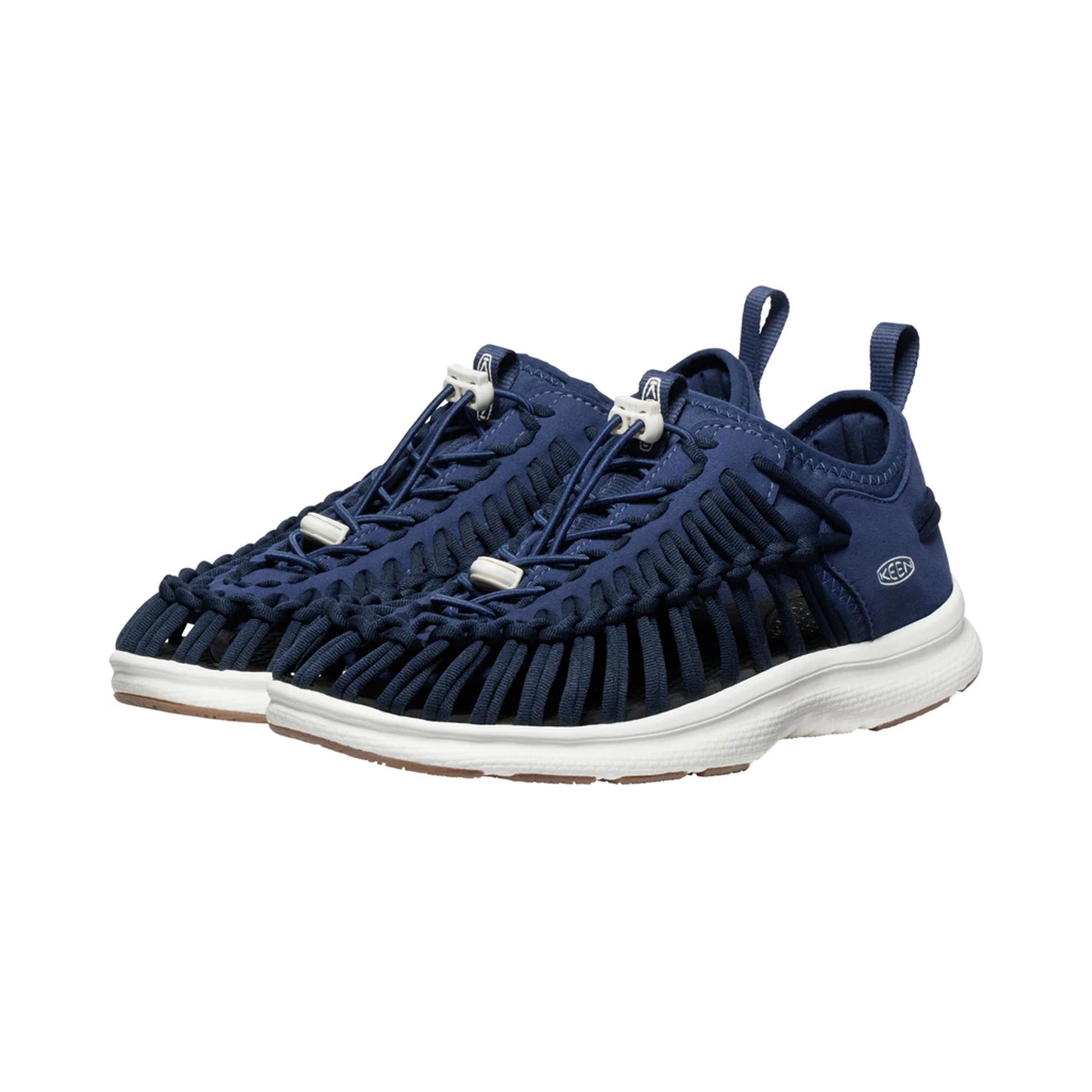 MENS UNEEK O3 FLAT SANDALS NAVAL ACADEMY/BIRCH - Sole Therapy
