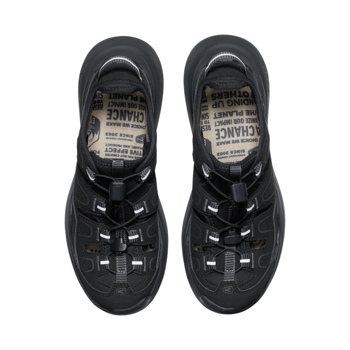 Men's WK450 Walking Sandal Black-Black - Sole Therapy