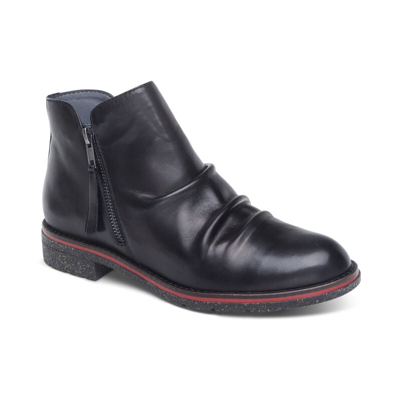 Mila Women Low Boots Black - Sole Therapy