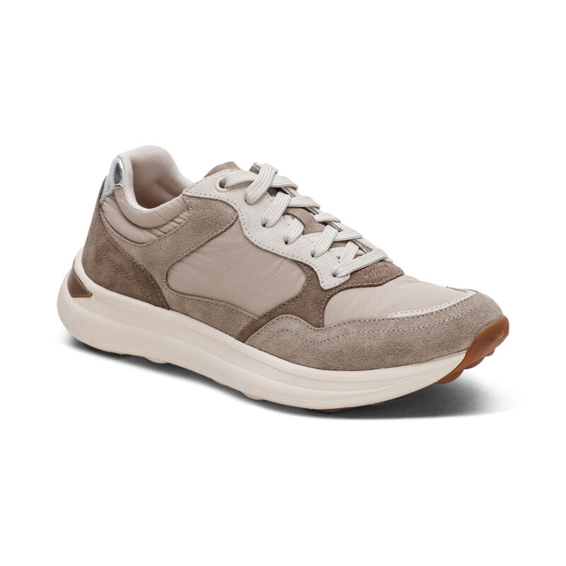 Molly Lace Up Women Sneakers Taupe - Sole Therapy