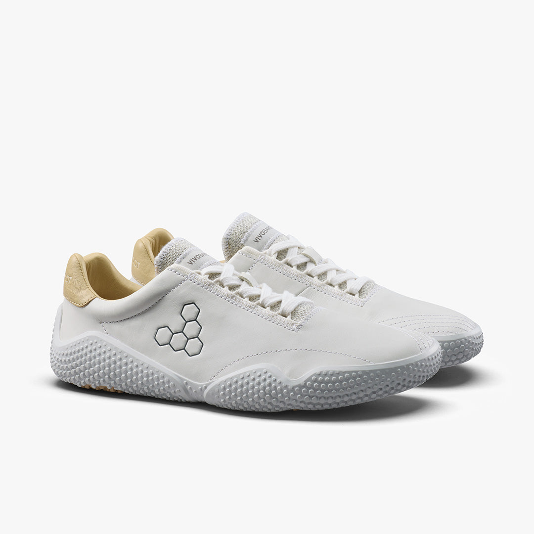Motus Studio Sneaker Leather Womens Bright White - Sole Therapy
