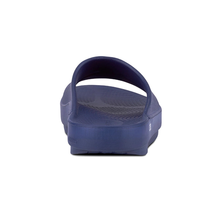 OOFOS UNISEX OOAHH SLIDE SANDALS - NAVY - Sole Therapy