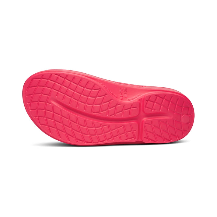 OOFOS UNISEX OOAHH SLIDE SANDALS - NEON BERRY - Sole Therapy