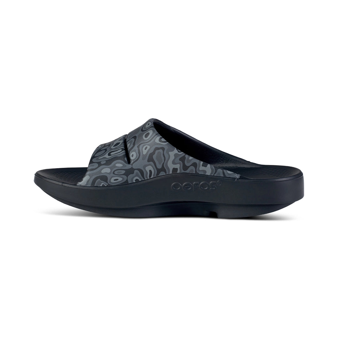 OOFOS UNISEX OOAHH SPORTS FLEX SANDALS - Black Water Camo - Sole Therapy