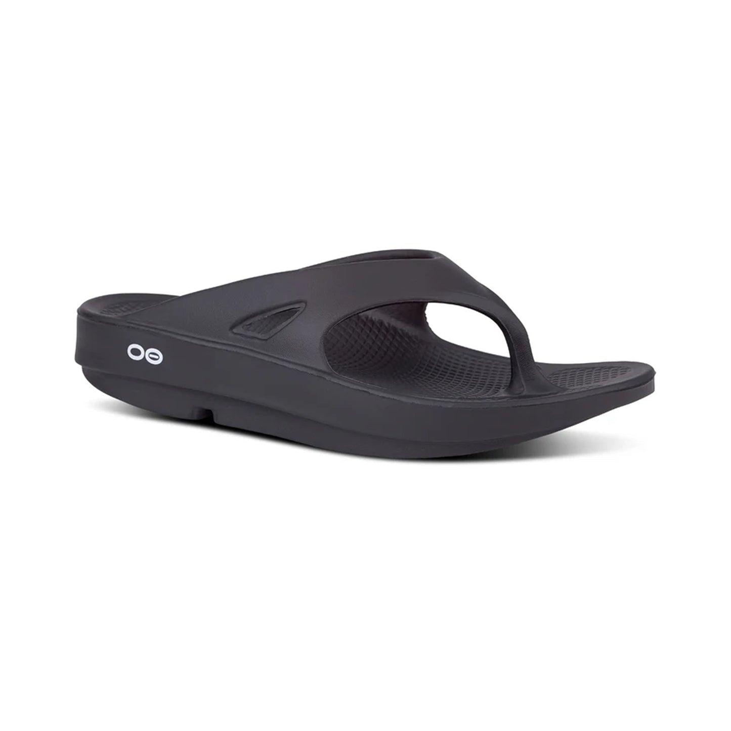 OOFOS UNISEX OORIGINAL THONG SPORTS SANDAL- BLACK - Sole Therapy