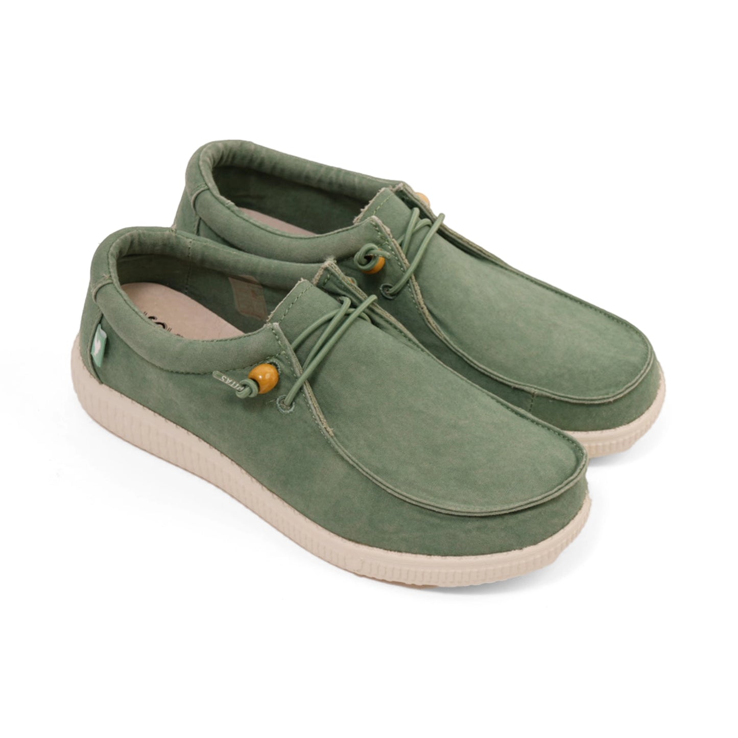 PITAS WOMEN ULTRALIGHT CANVAS WALLY- VERDE MENTA - Sole Therapy