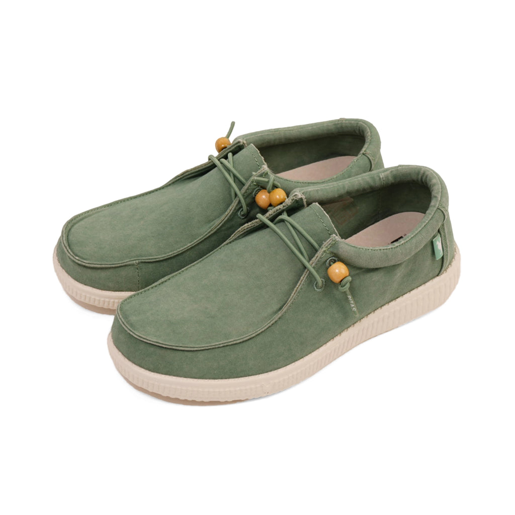 PITAS WOMEN ULTRALIGHT CANVAS WALLY- VERDE MENTA - Sole Therapy