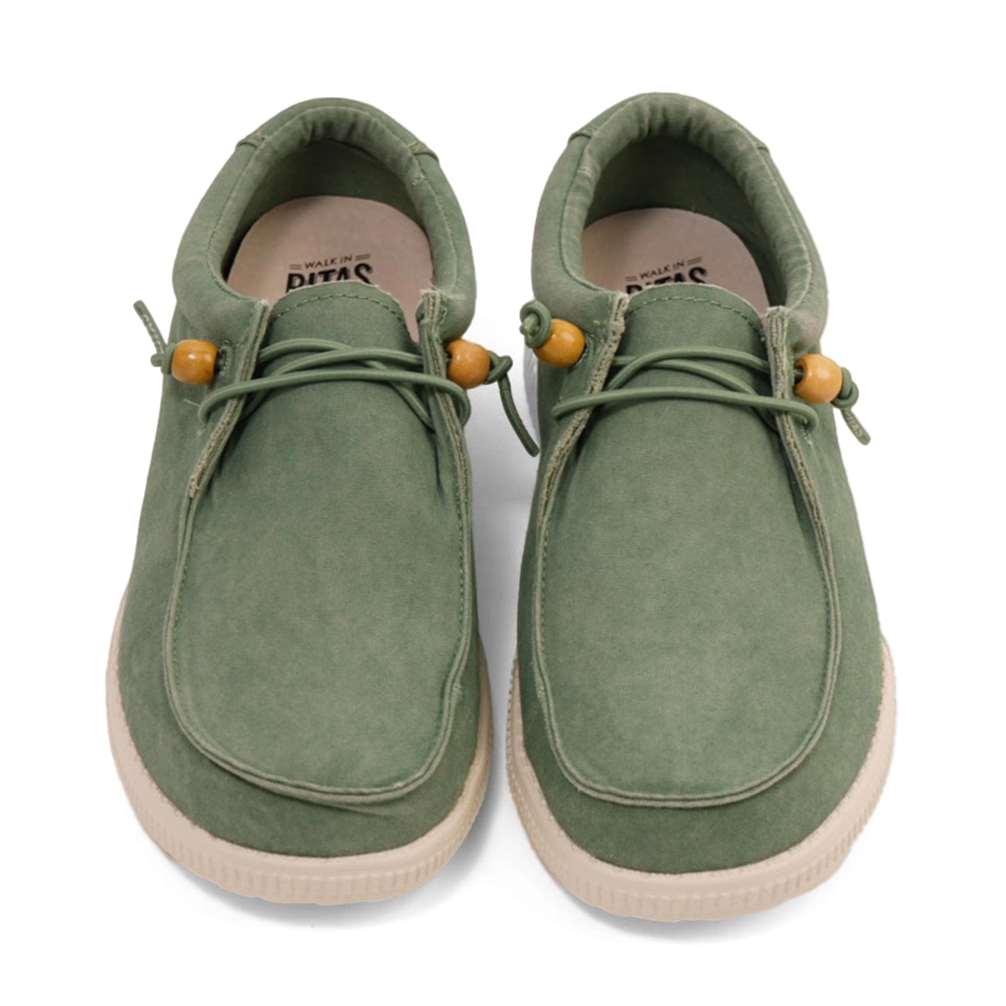 PITAS WOMEN ULTRALIGHT CANVAS WALLY- VERDE MENTA - Sole Therapy
