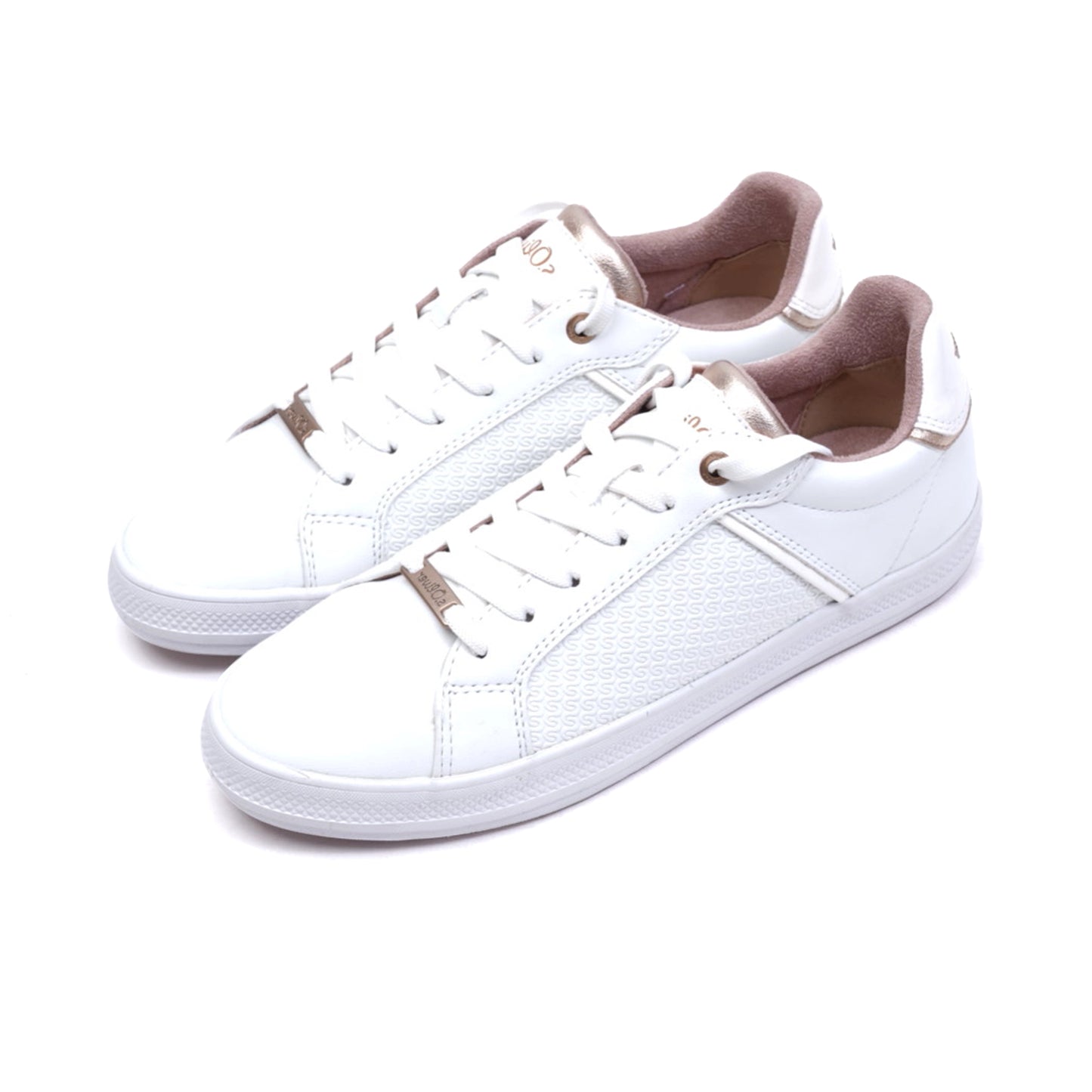 S. Oliver Breathable and Comfortable Women Sneakers White - Sole Therapy