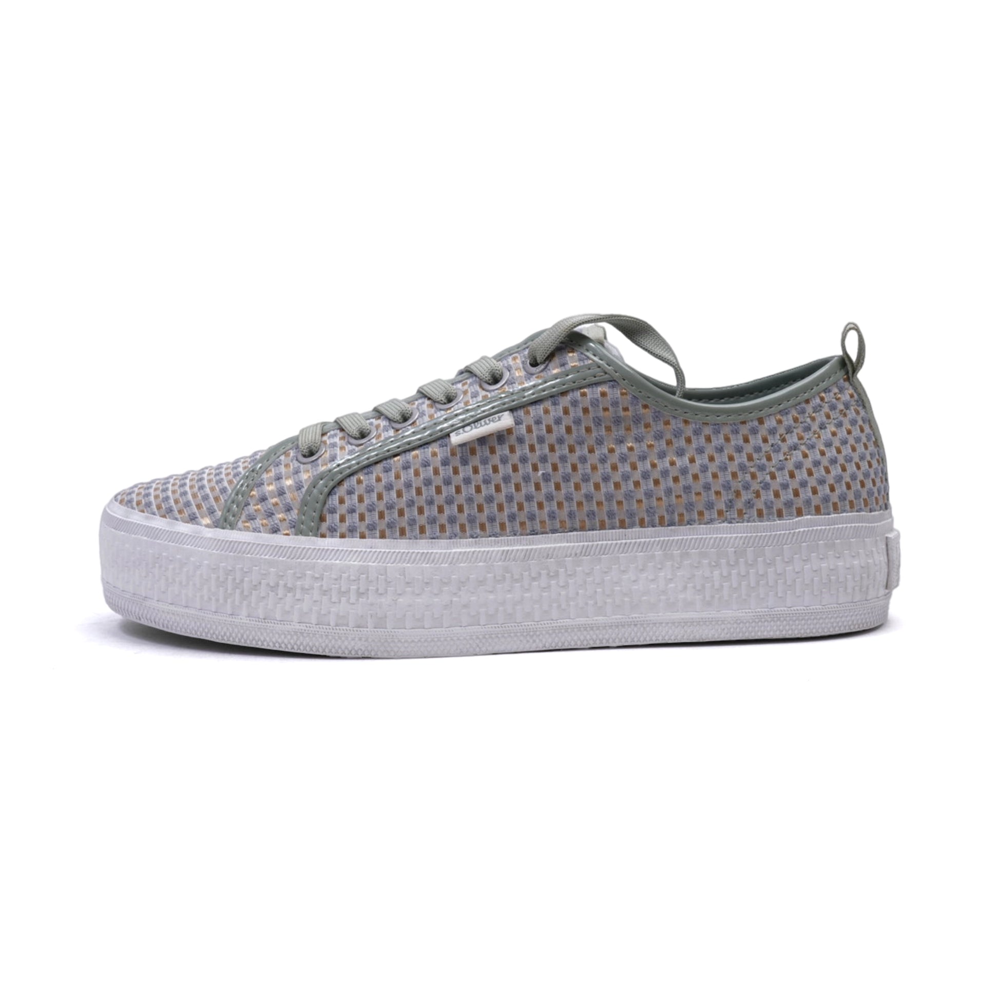 S. Oliver Low-Top Lace-Up Women's Sneakers Mint - Sole Therapy
