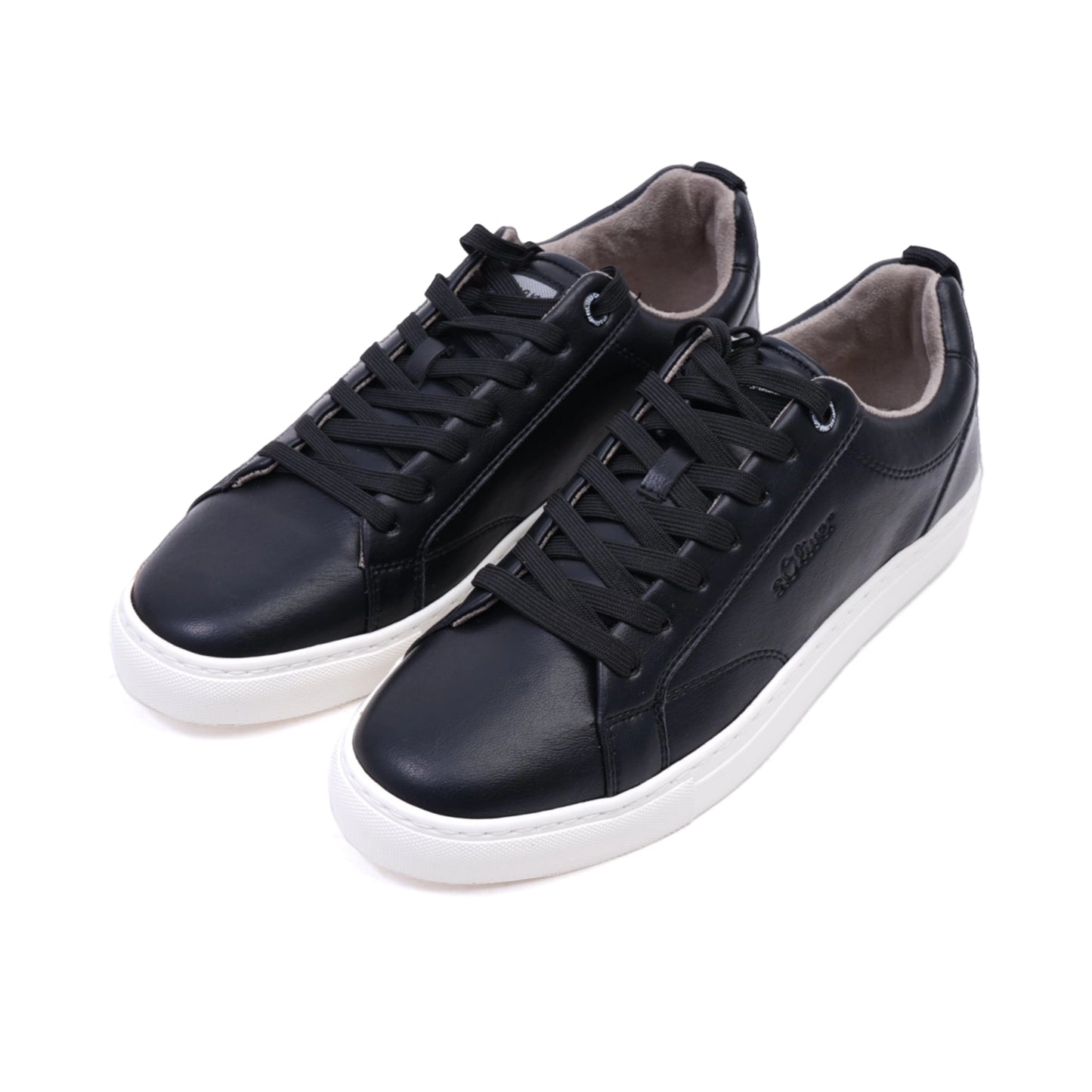S.Oliver Men's Casual Sneakers Black - Sole Therapy