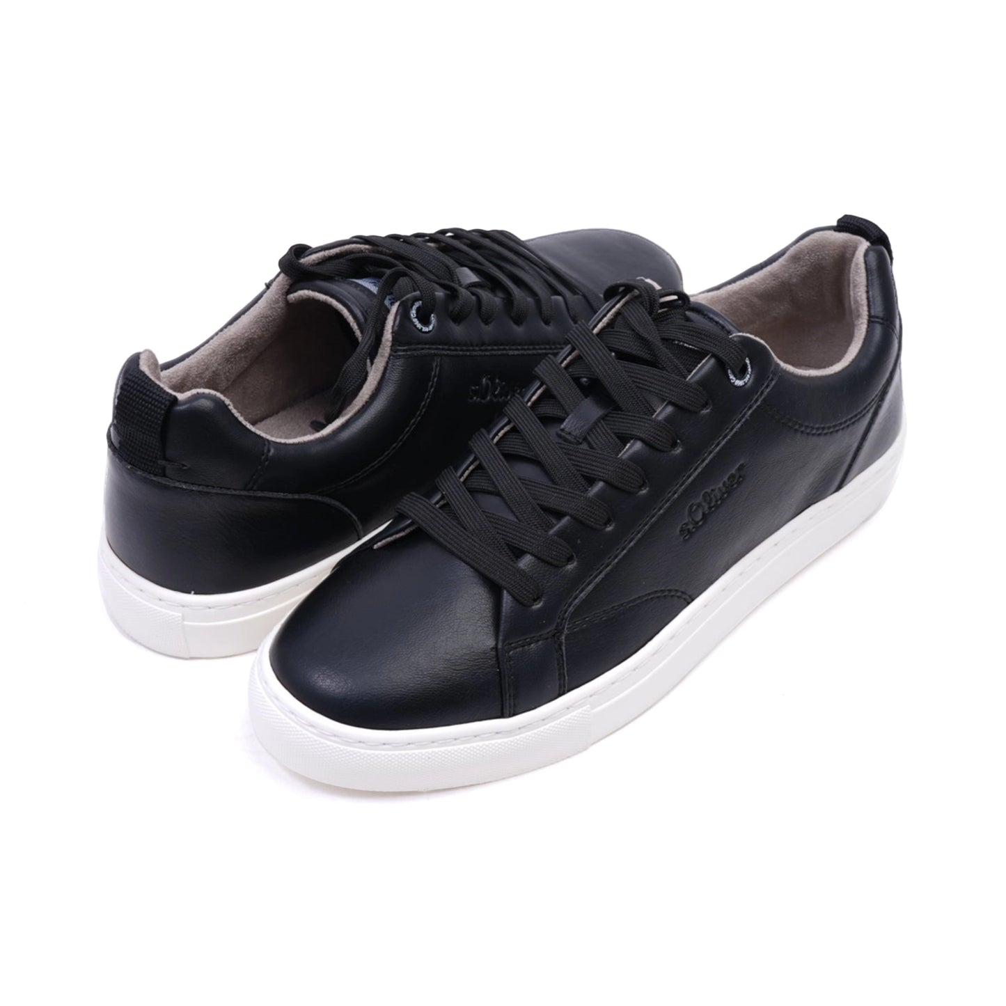 S.Oliver Men's Casual Sneakers Black - Sole Therapy