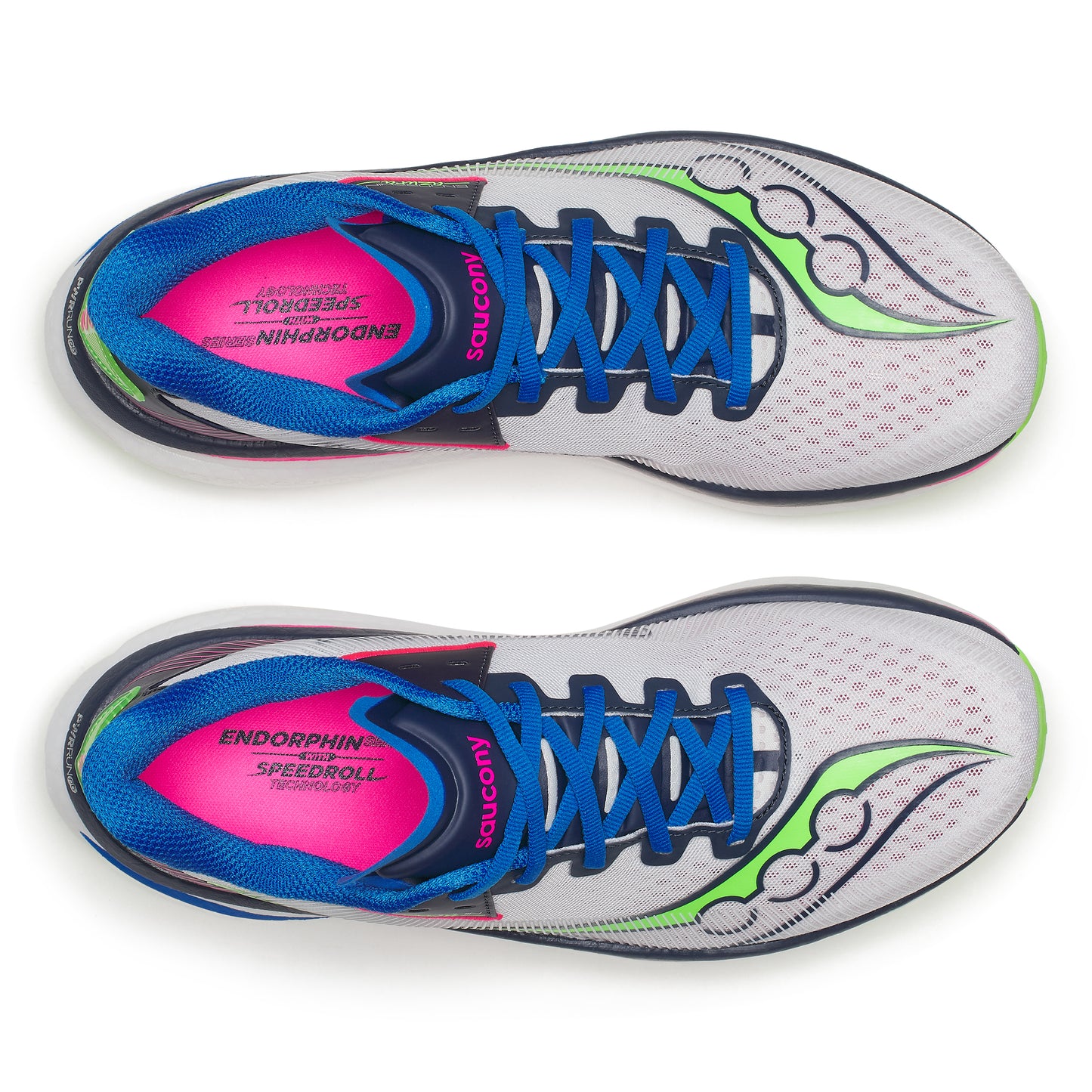 SAUCONY ENDORPHIN AZURA WHITE/NAVY - Sole Therapy