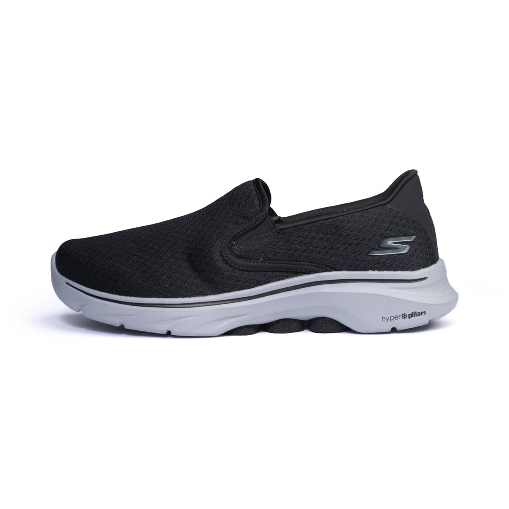 Skechers Go Walk 7 Men Memory Foam Walking Shoes Black-Grey - Sole Therapy
