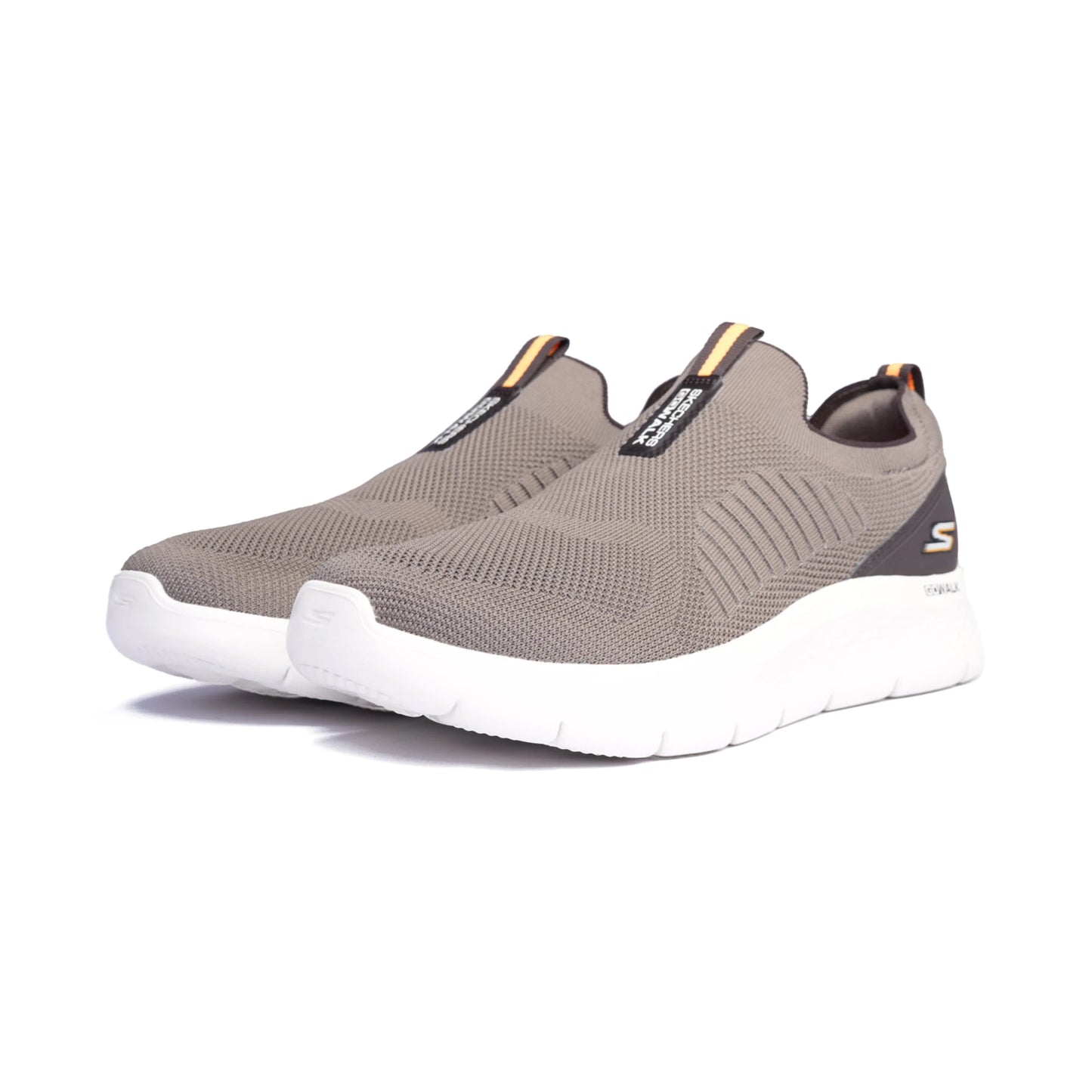 Skechers Go Walk Flex Men Memory Foam Walking Shoes Brown - Sole Therapy