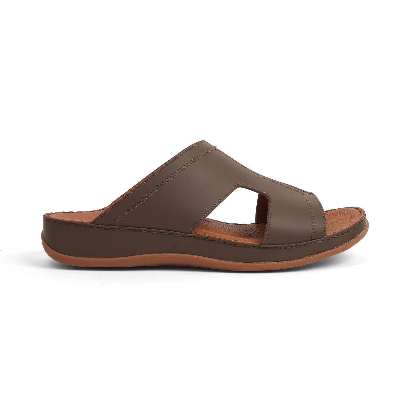 Timeless Unlined Hammered Classic Arabic Sandals Brown - Sole Therapy