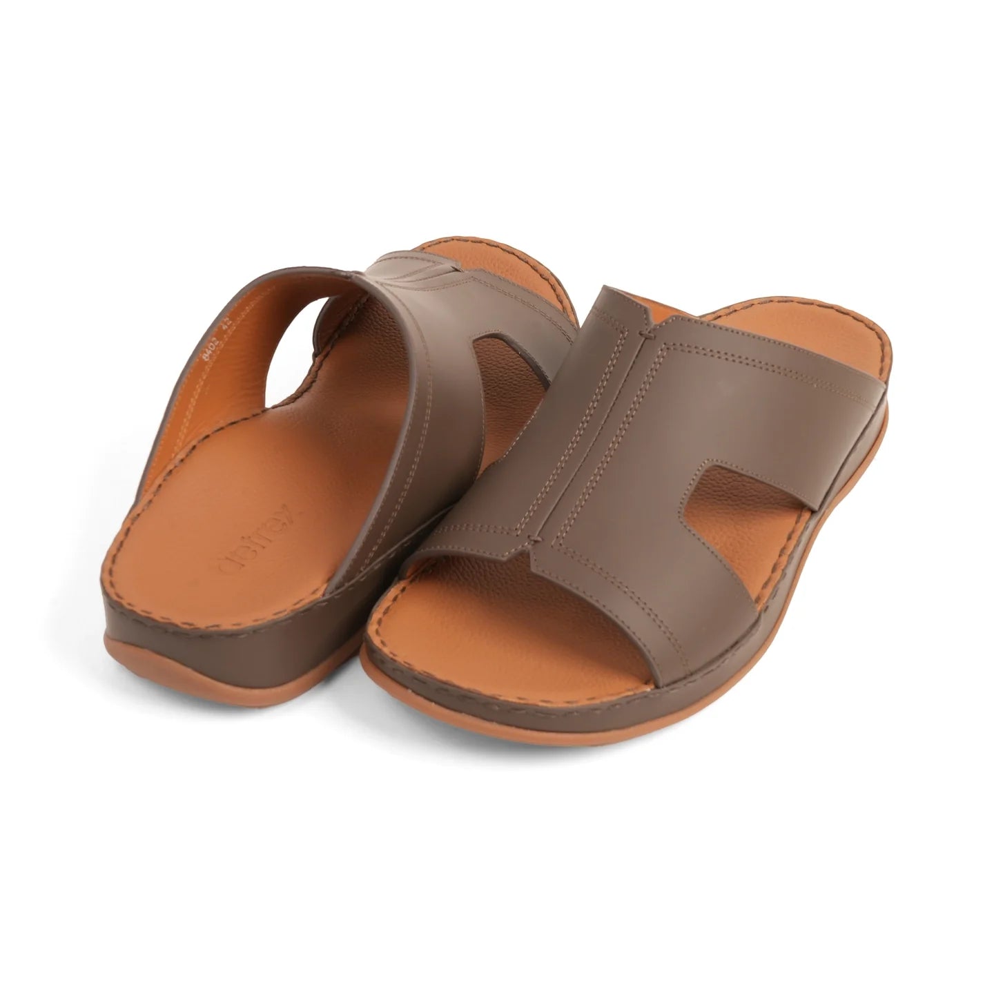 Timeless Unlined Hammered Classic Arabic Sandals Brown - Sole Therapy
