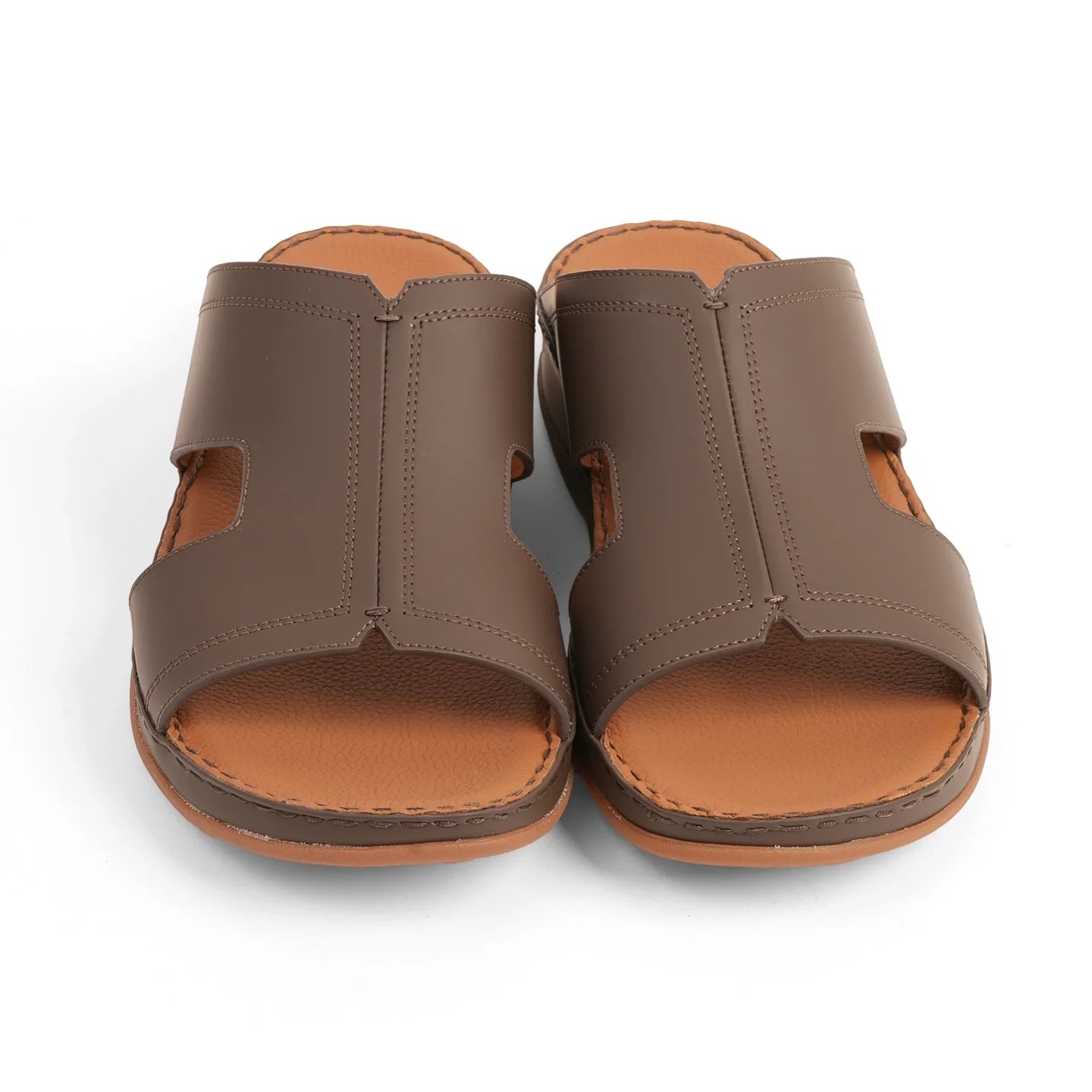 Timeless Unlined Hammered Classic Arabic Sandals Brown - Sole Therapy