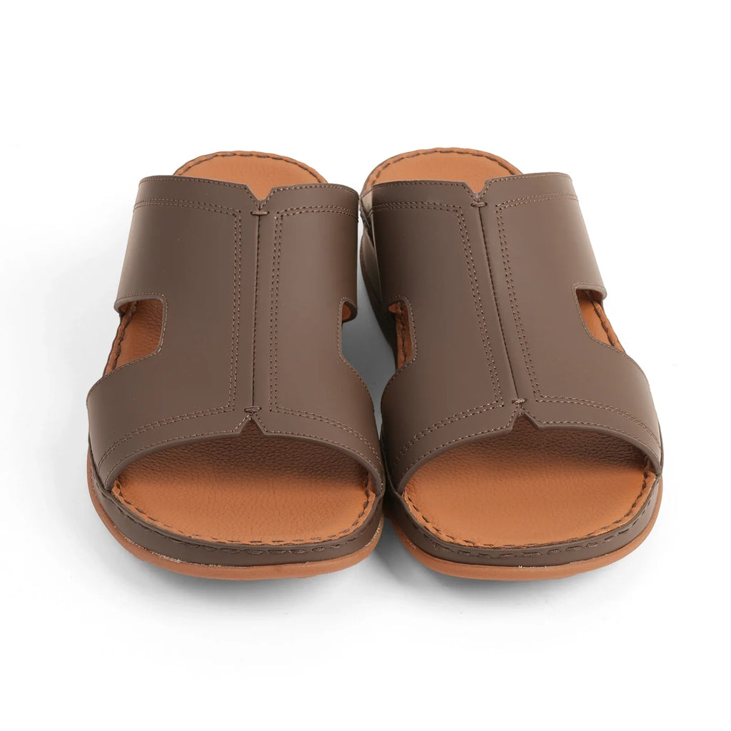 Timeless Unlined Hammered Classic Arabic Sandals Brown - Sole Therapy
