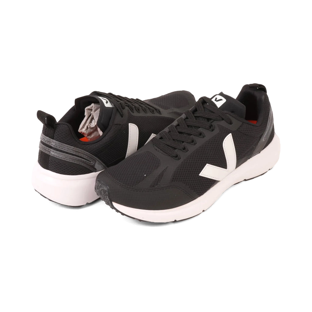 VEJA MENS SNEAKERS-CL0102511 BLACK WHITE - Sole Therapy