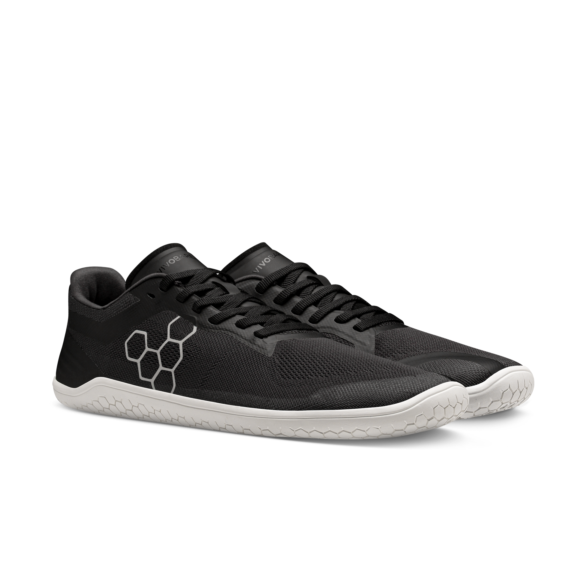 Vivobarefoot Geo Racer II Womens Obsidian - Sole Therapy