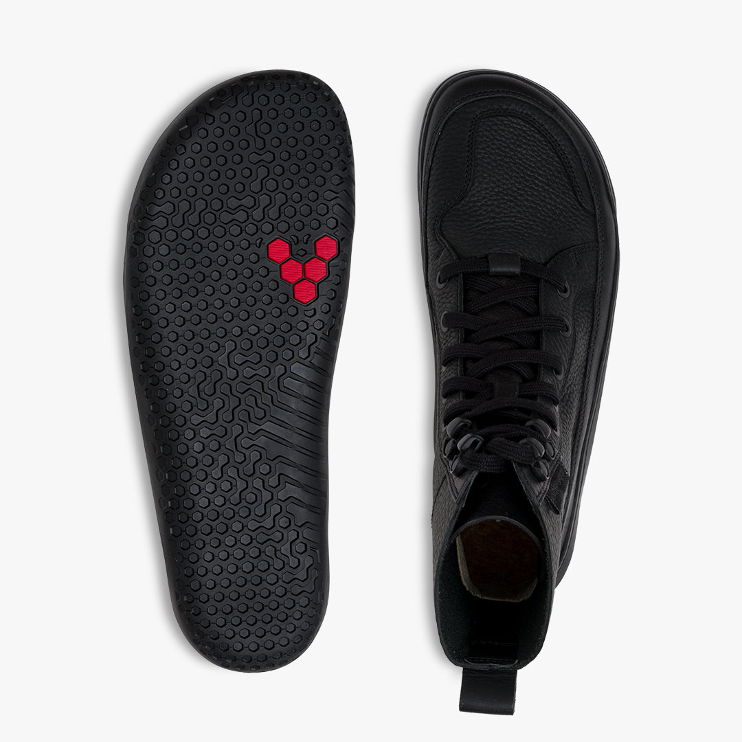 Vivobarefoot Gobi Boot Men's - Obsidian - Sole Therapy