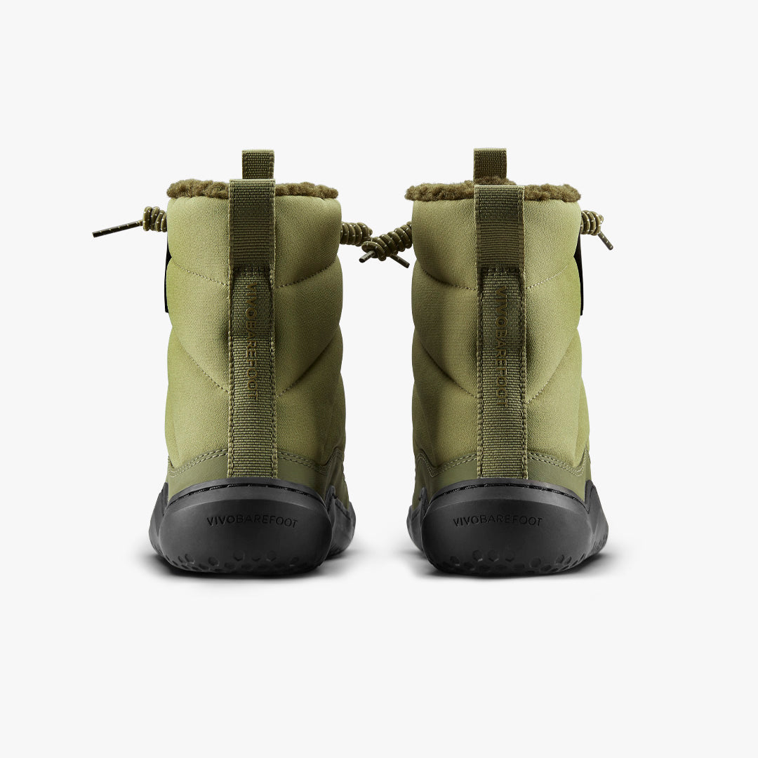 Vivobarefoot Gobi Hiber Womens Olive Green - Sole Therapy
