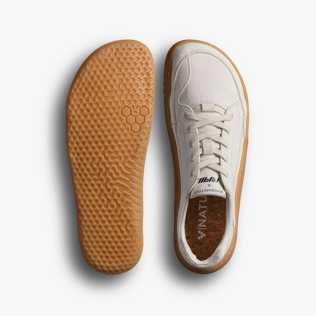Vivobarefoot Gobi II Sneaker Premium Canvas Men's - Limestone - Sole Therapy