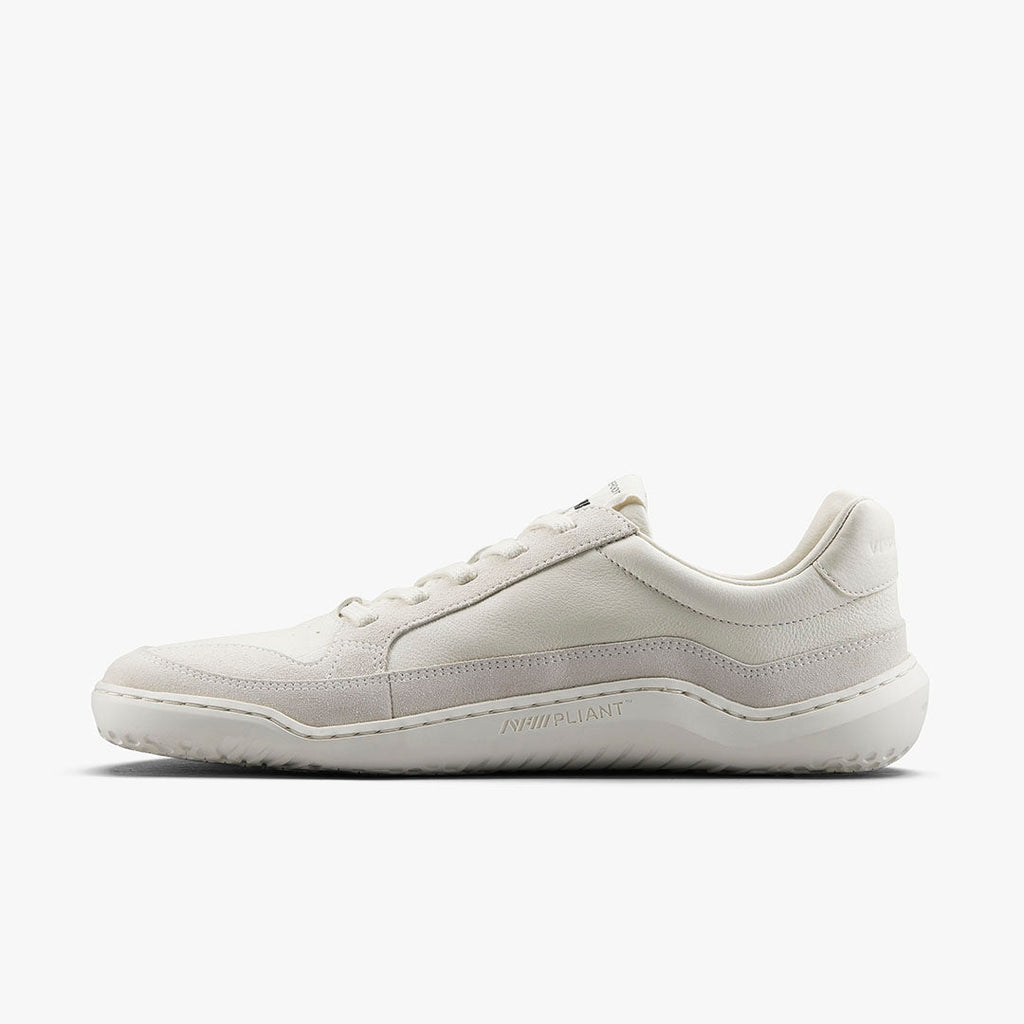 Vivobarefoot Gobi II Sneaker Premium Leather Mens Limestone - Sole Therapy