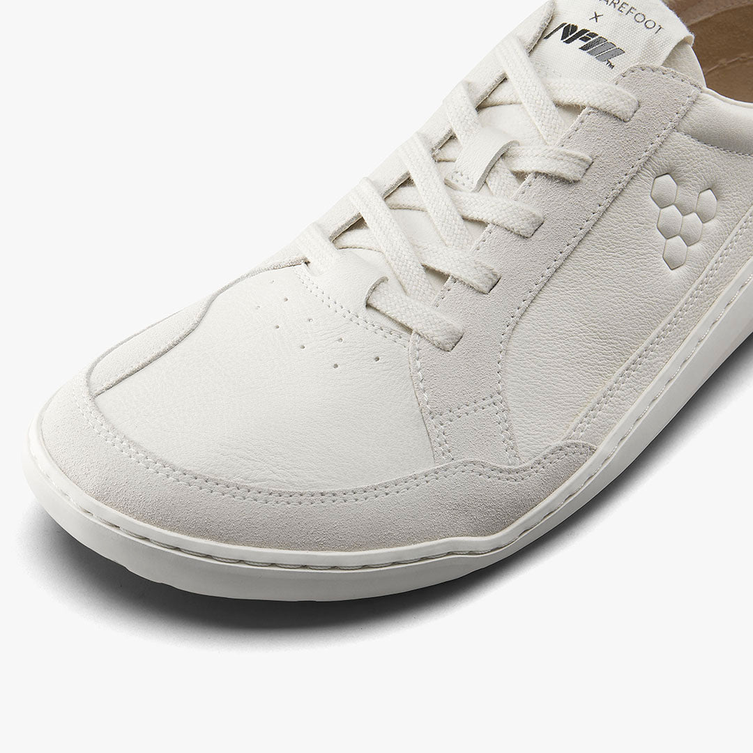 Vivobarefoot Gobi II Sneaker Premium Leather Mens Limestone - Sole Therapy